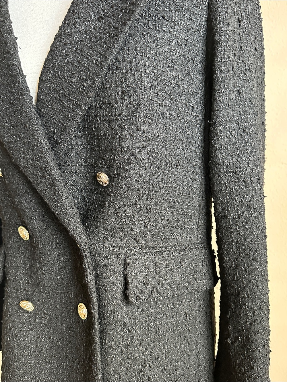 H&M Double-breasted Bouclé Jacket - Picture 6 of 11